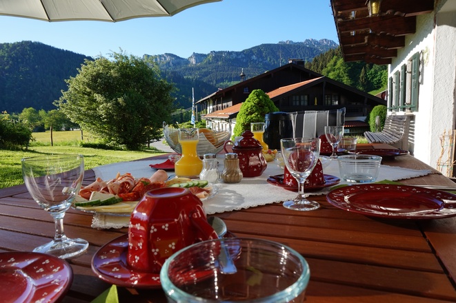 Frühstücksterrasse