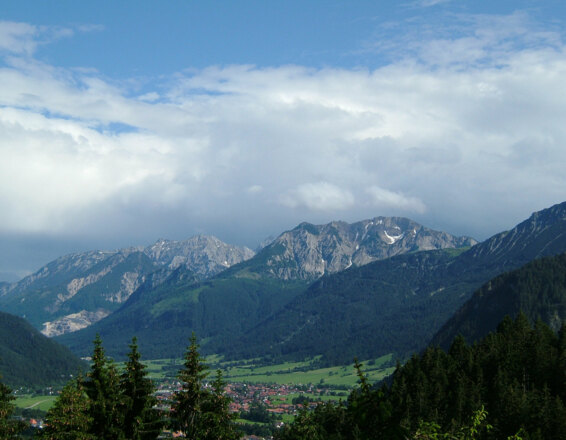 Blick von der Hündleskopfhütte