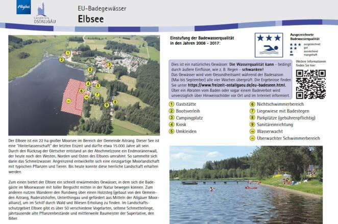 Infotafel Elbsee
