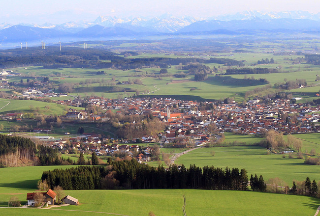Luftbild Obergünzburg