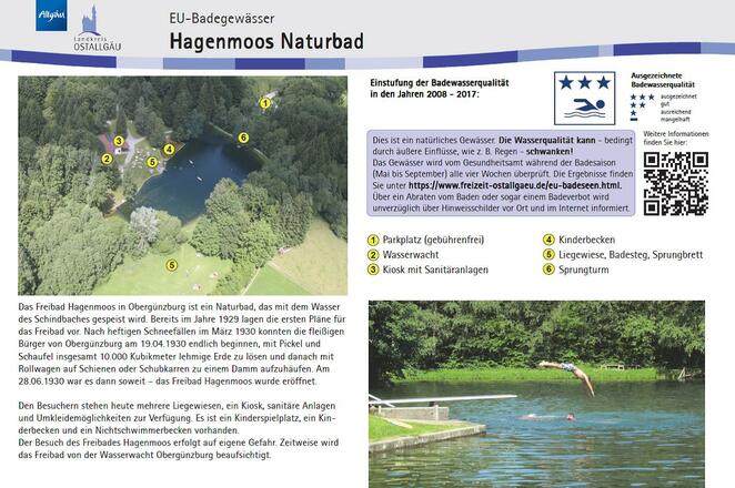 Infotafel Hagenmoos Naturbad