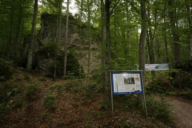 Infotafel an der Teufelsküche