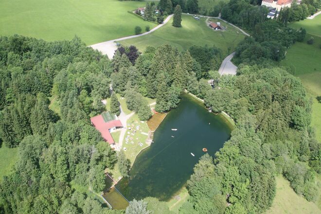 Luftbild zum Hagenmoos Naturbad