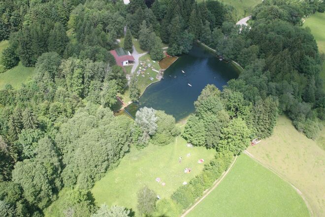 Luftbild zum Hagenmoos Naturbad