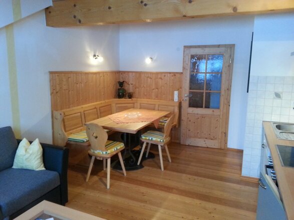 Gemütliche Essecke in der Wohnküche