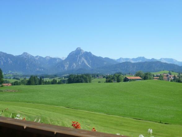 Blick vom Balkon