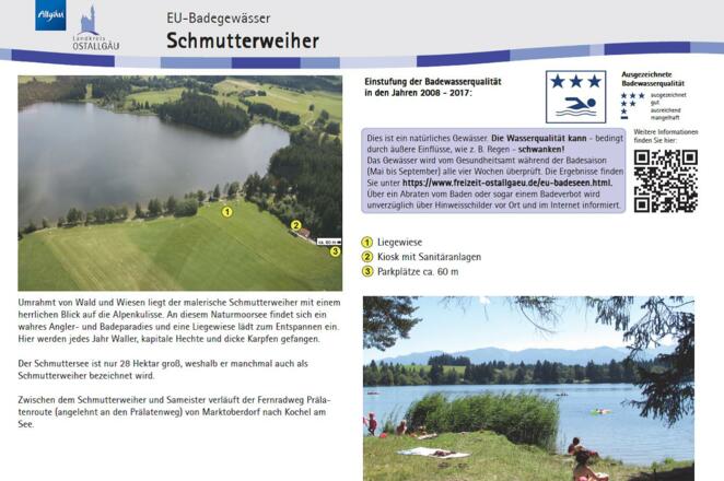 Infotafel Schmutterweiher