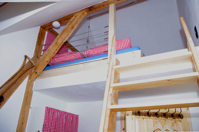 Schlafbereich der &quot;Luis Tenker Maisonette&quot;