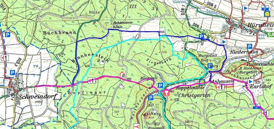 Umgehung Wildgehege Christgarten