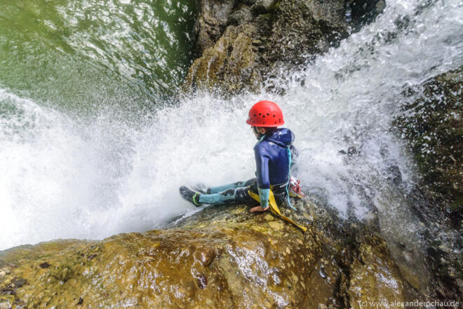 Canyoning Allgäu - Rutschen