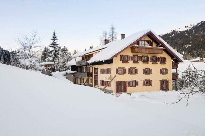 Unser Haus im Winter