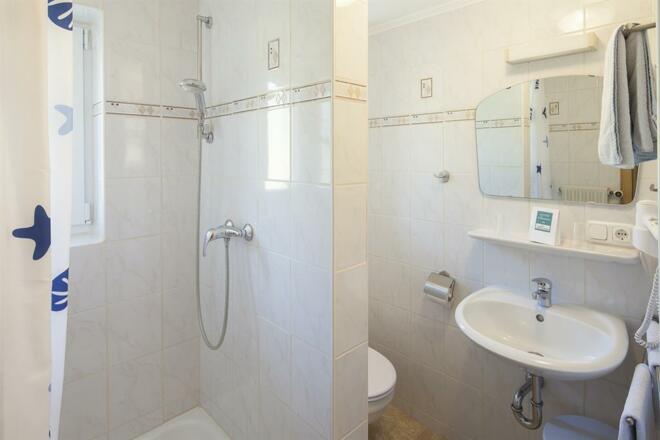 Doppelzimmer Enzian Bad