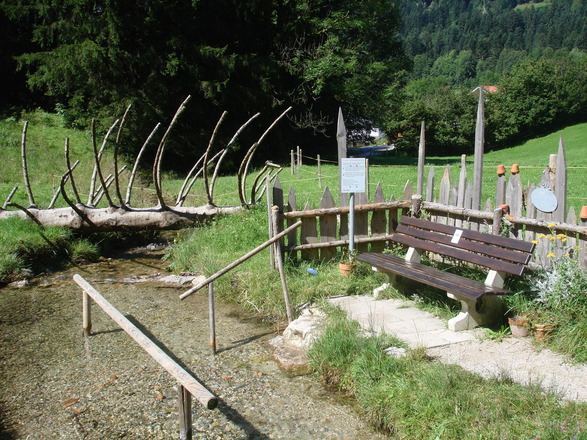 Kneippanlage Sachrang im Bach