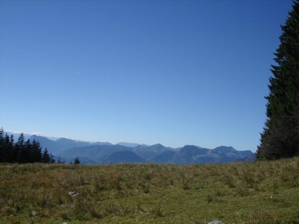 Blick auf das Kaisergebirge
