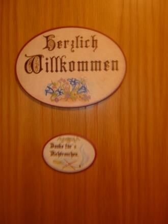 Eingangstür z. Ferienwohnung