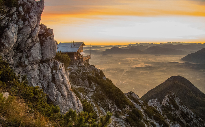 Das Reichenhaller Haus am Hochstaufen
