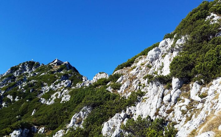 Aufstige über Steinerne Jafer zum Staufenhaus