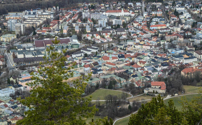 Blick vom Dötzenkopf nach Bad Reichenhall