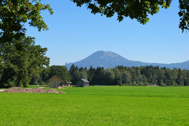 Richtung Gois mit Gaisberg