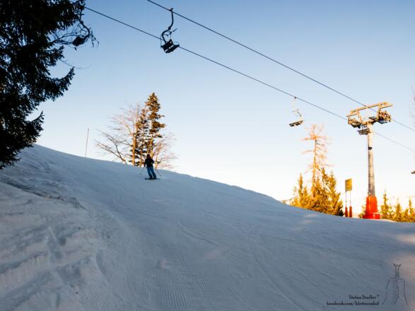 ... und gelangt so zum Sessellift (Bergstation)