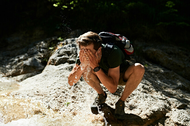 Unterwgs in der Alpgarten Schlucht