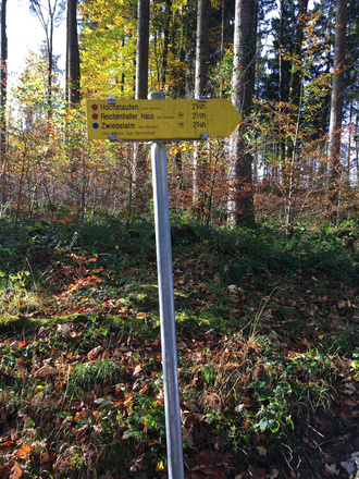 Wandertafel Hochstaufen - Zwiesel
