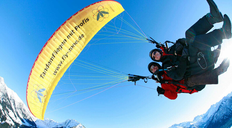 Tandemfliegen mit Profis