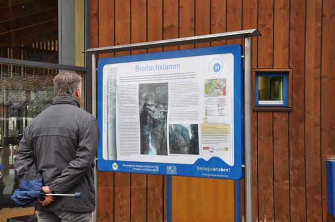 Infotafel am Geotop