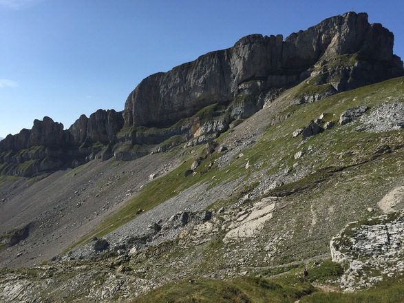 Felswände des Hohen Ifen