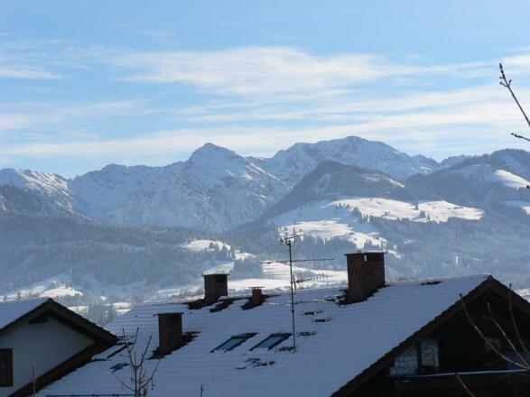 Blick vom Balkon