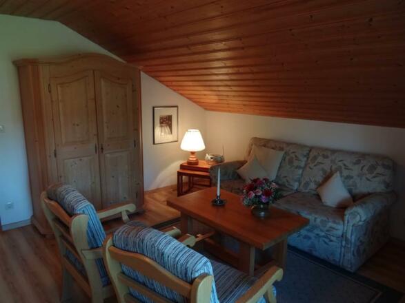 Wohnschlafzimmer Sitzecke