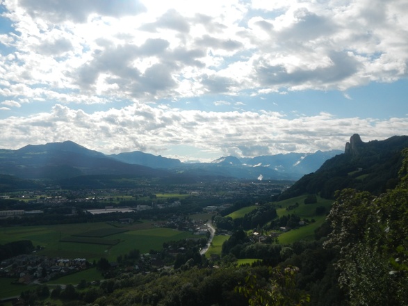 Aussicht auf die Umgebung von Hallein