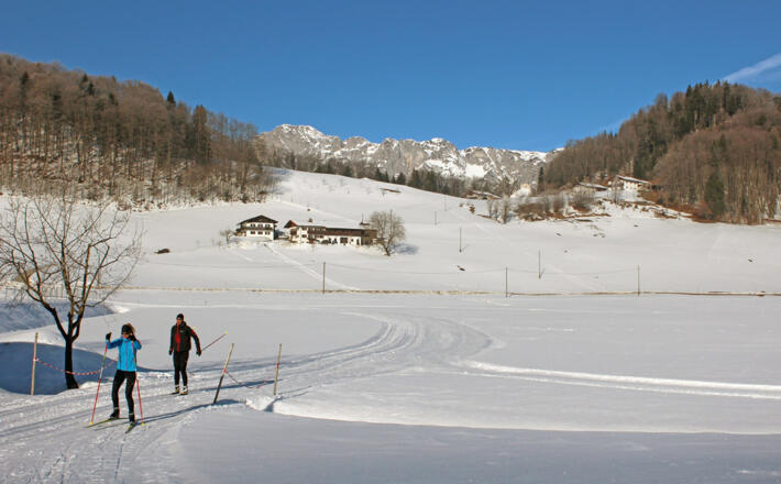 Klassisch Langlauf und Skating in Scheffau, Marktschellenberg
