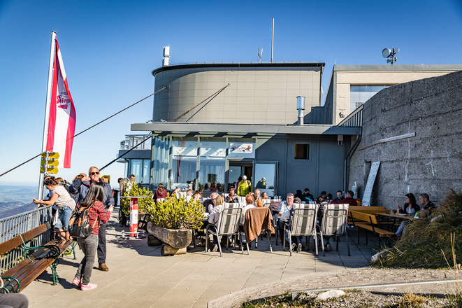 Die Bergstation der Untersberg Seilbahn