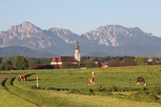 "Klausweiweg" mit herrlichem Bergpanorama auf Staufen und Zwiesel