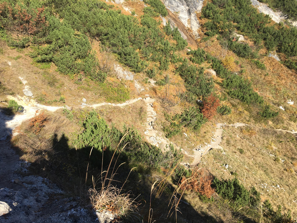 Wanderweg zur Toni Lenz Hütte