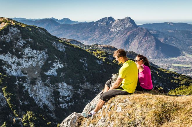 Aussicht vom Untersberg nach Norden