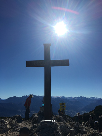 Gipfelkreuz am Salzburger Hochthron
