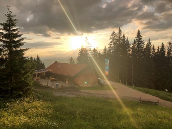 Alpe Blösse im Abendlicht