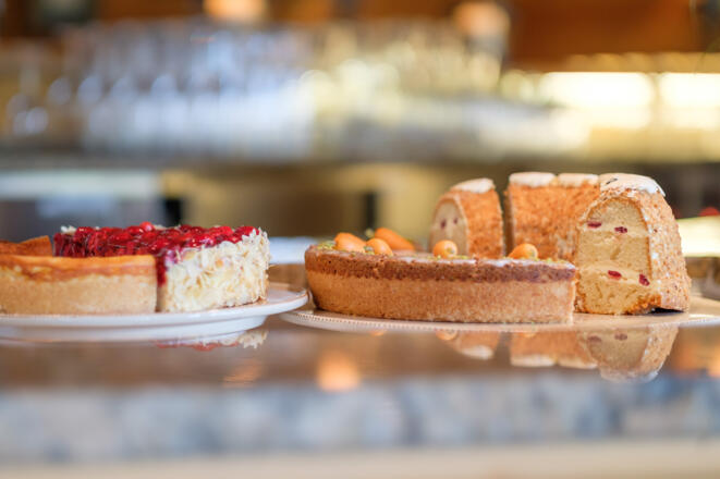 Restaurant Seehaus mit leckeren Kuchen