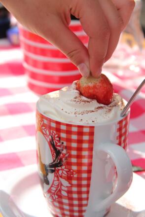 Einkehr in der Talhütte