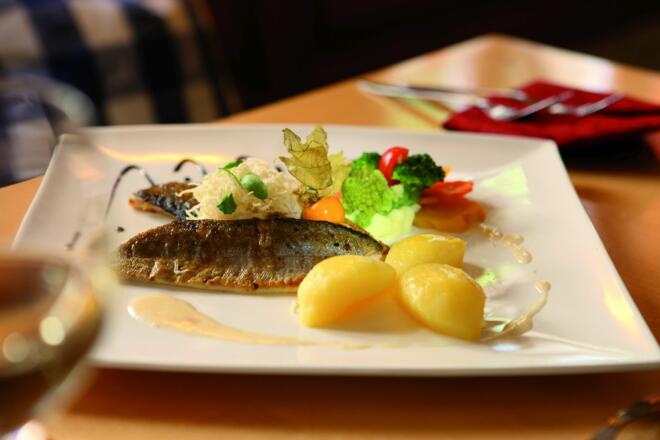 Feine Speisen mit regionalen Zutaten