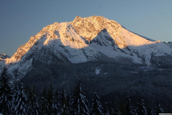 Watzmann im Morgenlicht