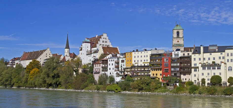 Blick auf Wasserburg
