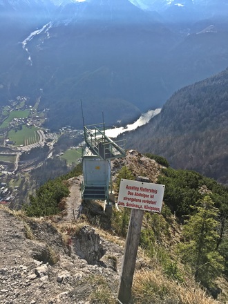 Königsee - Ausstieg Klettersteig