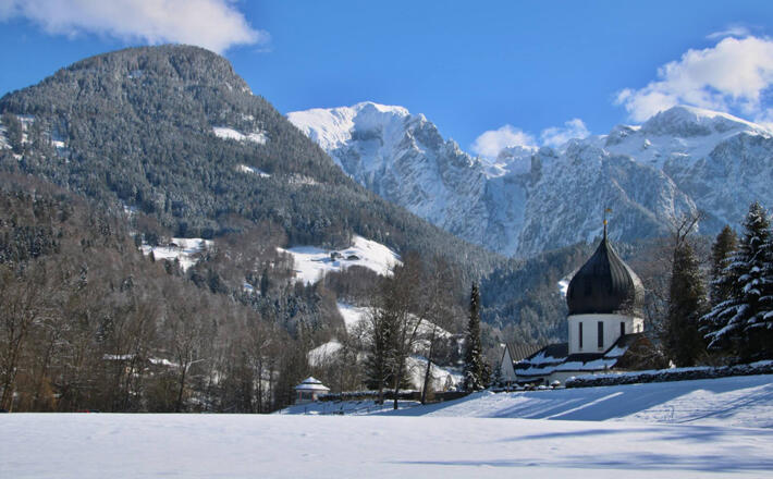 Blick zum Hohen Göll