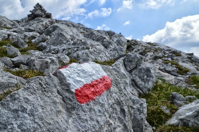 Kurz unter dem Gipfel des Kahlersberges
