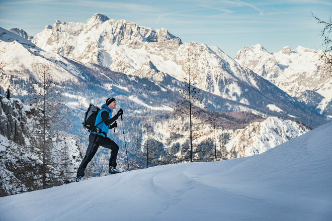 Skitouren Aufstieg zum Hohen Göll