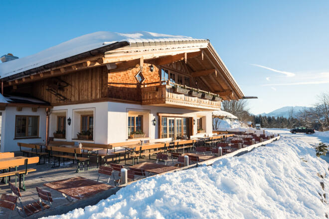 Schlitte Hitte in Ofterschwang im Allgäu