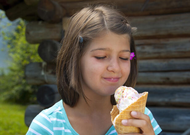 Mmmmh, das schmeckt - Eisladen Ofterschwang
